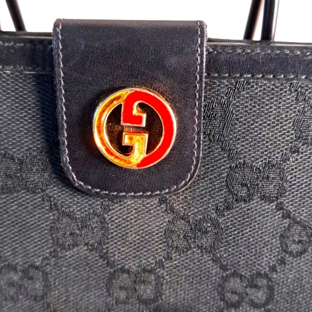Gucci Vintage Rare Monogram Long Wallet - Picture 4 of 11